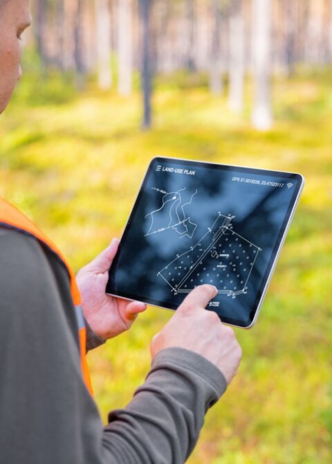 Land planning tablet